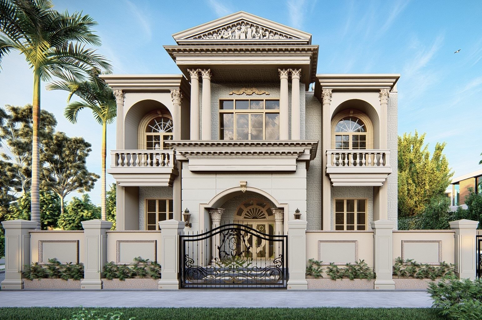 Villa Aravalli neoclassical residence